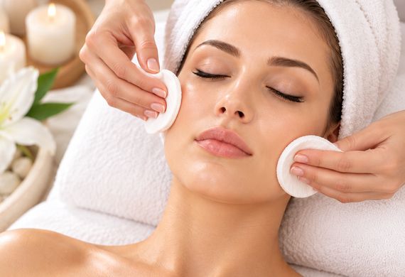 Gentle cleanse before a peel facial